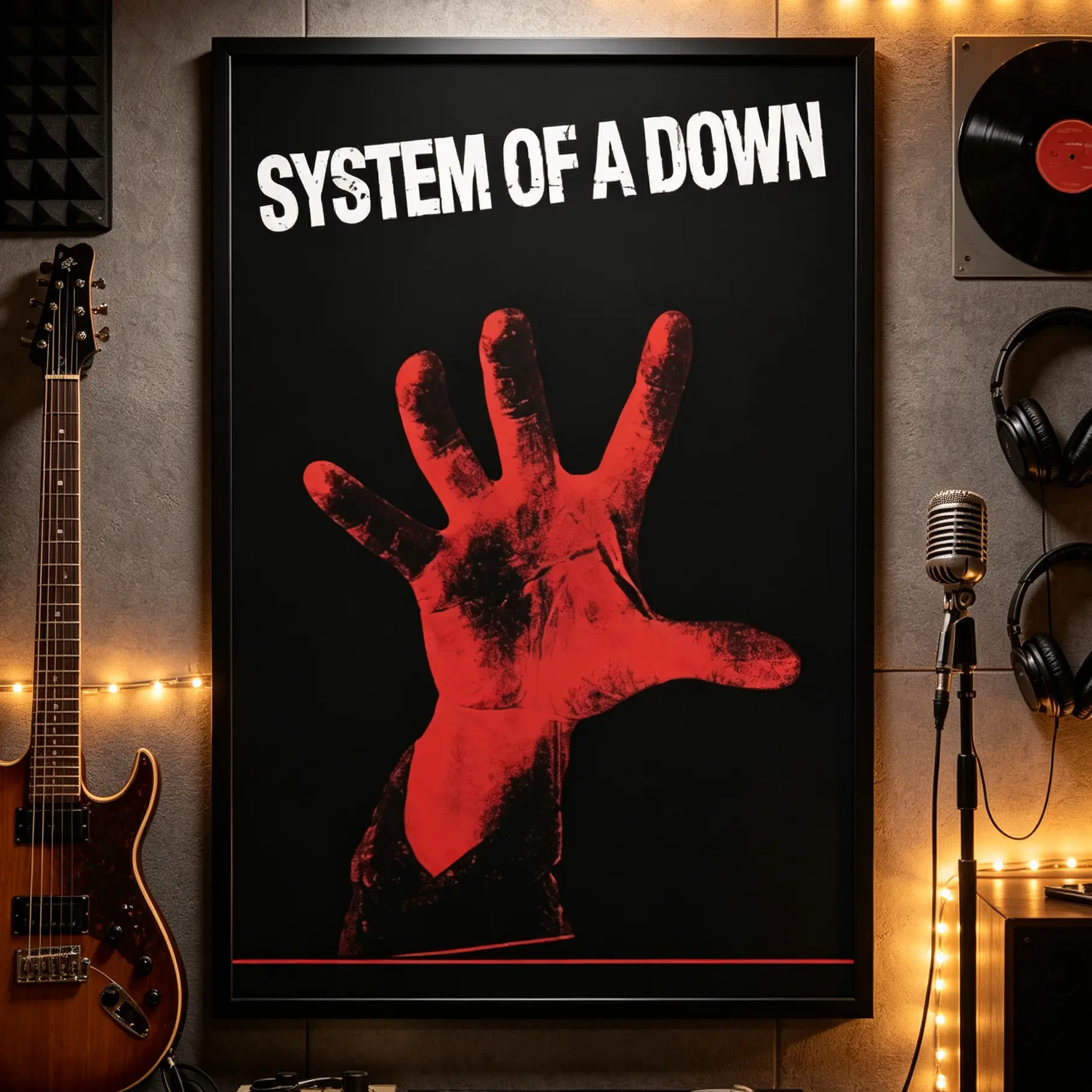 Minimalist Style Art, Heavy Metal Rock Band S.O.A.D. gift ideal for music culture enthusiasts, and an ideal gift for bedroom, living room, kitchen, mural, wall decoration