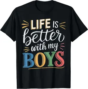 Life is Better with My New Mom life 2025 Mother's Day T-Shirt 1