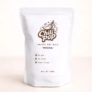 Chili Pop Original Crispy Not Oily Super Crispy No MSG No Sugar 100g Crunchy Snack Healthier Option Authentic Flavor