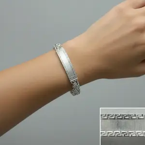 Engravable Sterling Silver Bracelet