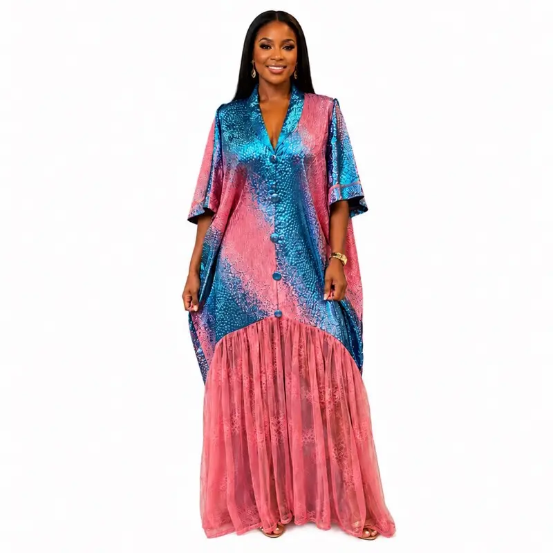 Brocade/Chantilly Mix Dress