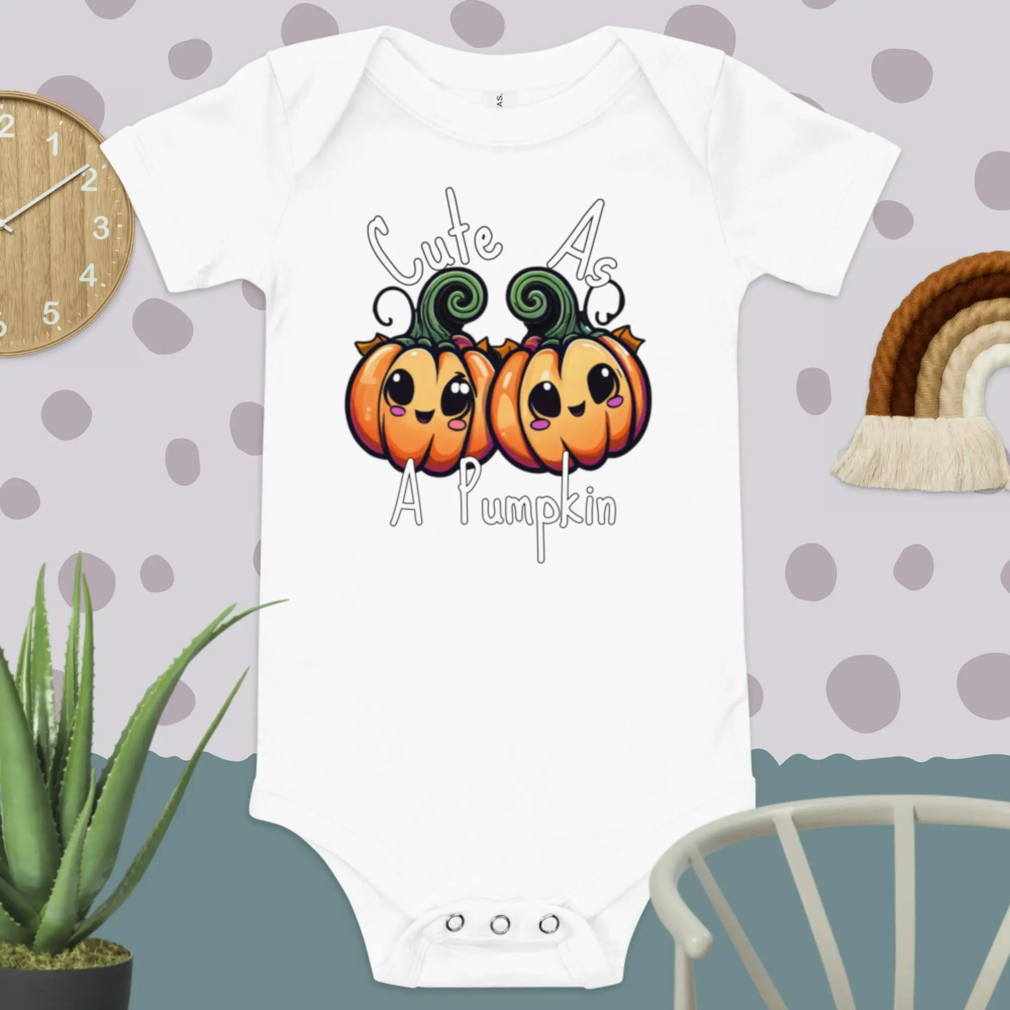 Cute as a Pumpkin one-piece outfit