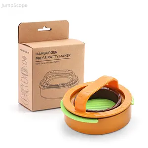 Hamburger Patty Press Maker, Non-Stick Round Meat Patty Mold, Multi-Functional Burger Press Tool, Easy-to-Clean Kitchen Gadget for Perfect Shaped Patties BBQ & Home Cooking