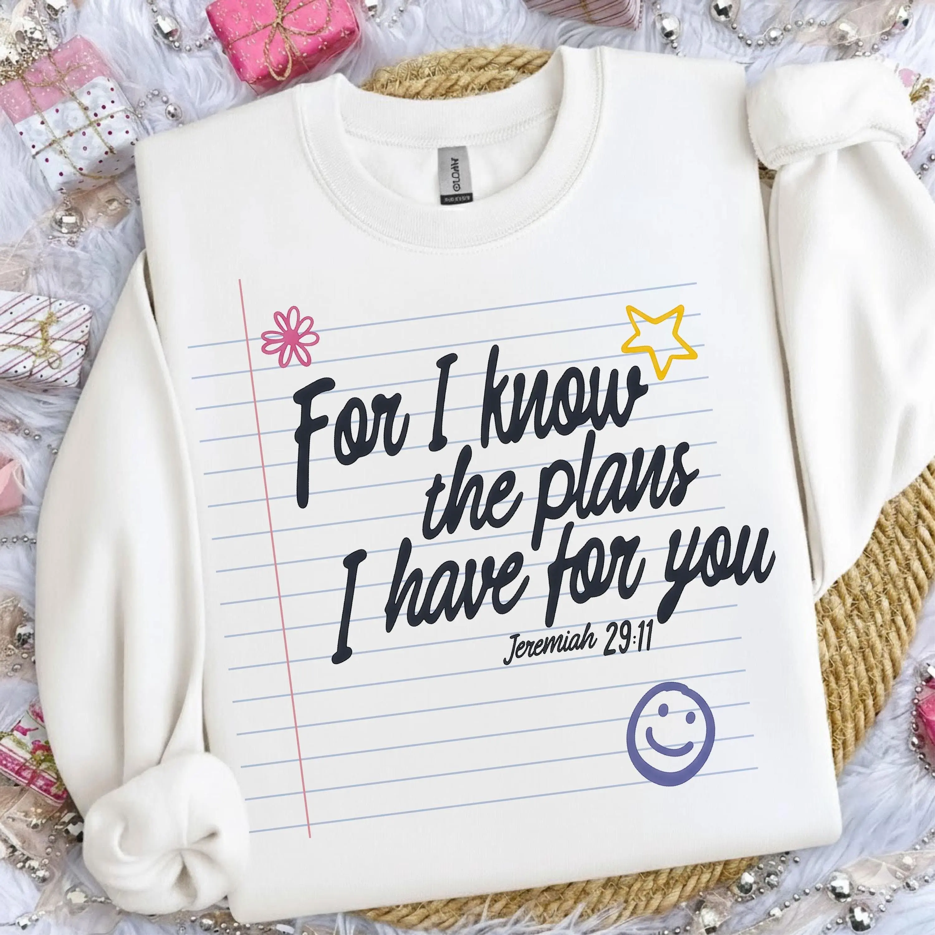 Jeremiah 29:11 Sweatshirt, Retro Christian Sweater, Jesus Lover Crewneck, Christian Gift