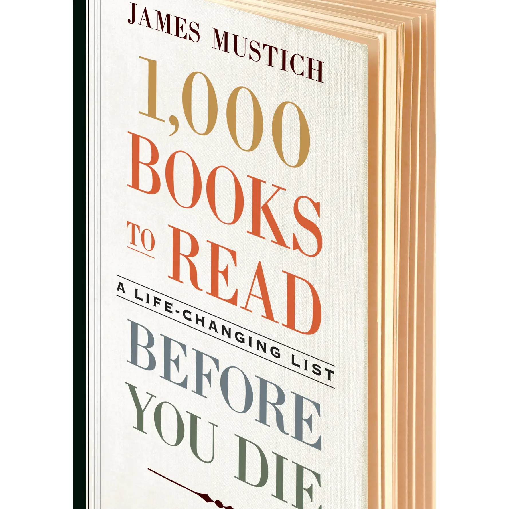 1,000 Books to Read Before You Die by James Mustich [Hardcover Book]