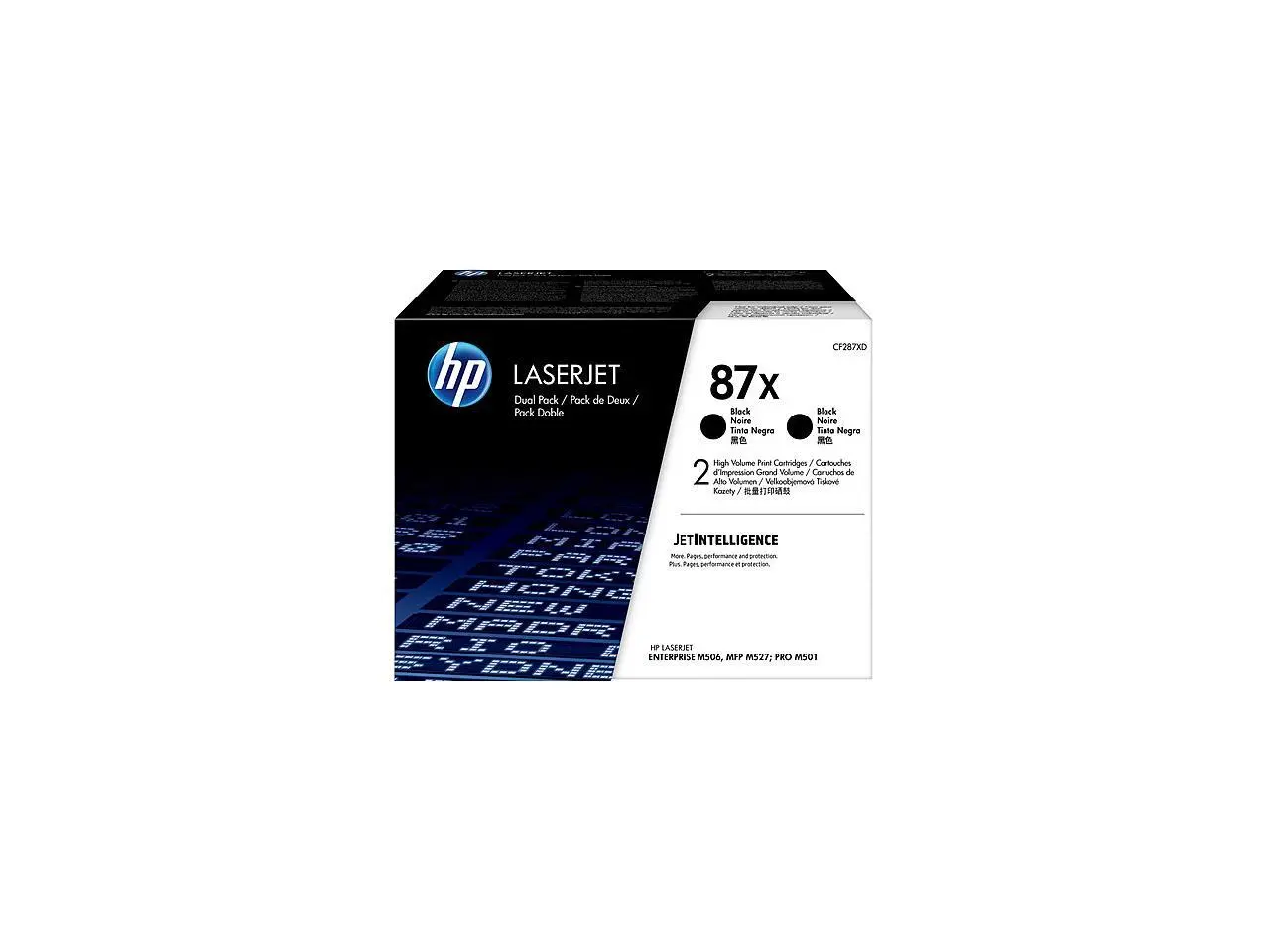 HP 87X - 2-pack - High Yield - black - original - LaserJet - toner HP 87X - 2-pack - High Yield - black - original - LaserJet - toner