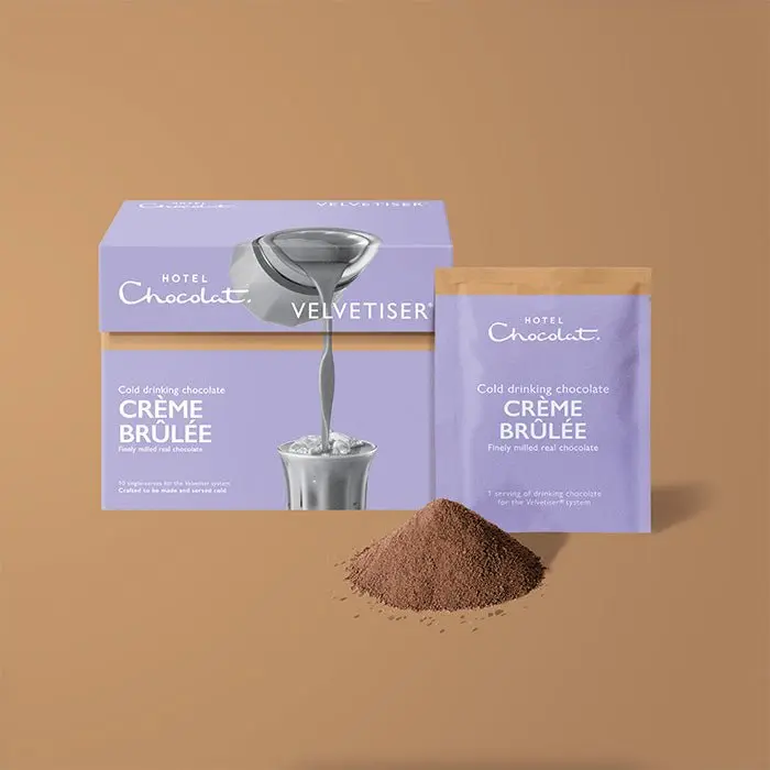 Crème Brûlée Iced Drinking Chocolate