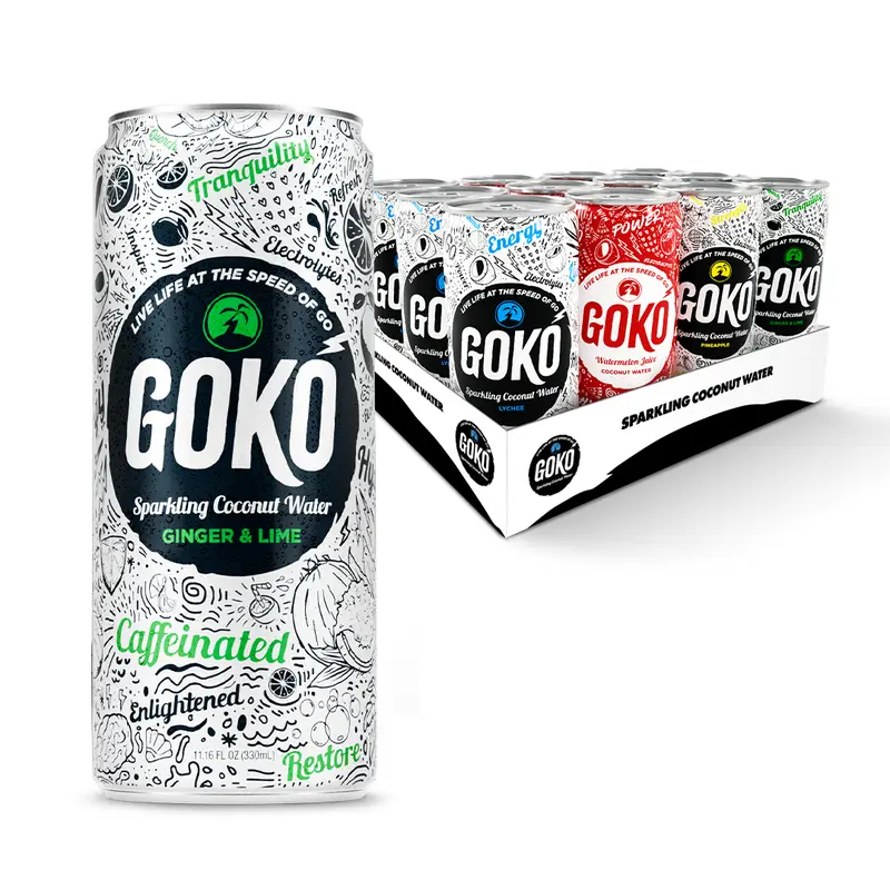 Pineapple Caffeinated Sparkling Coconut Water - TikTok Shop