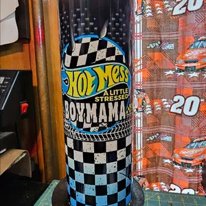 20 oz hot mess boy mama tumbler