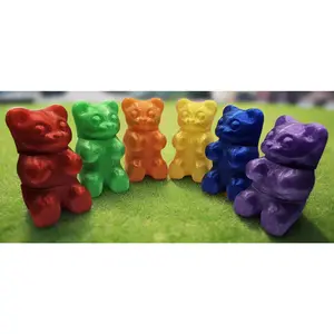 XL Large - Flexi Candy Bear – Articulated 3D Printed Toy (Fidget / Collectible)