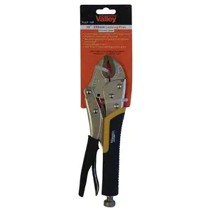 WorldWide Sales Online 10" Lock Grip Pliers with PVC Handles – import_2021_10_29_212114, Pliers