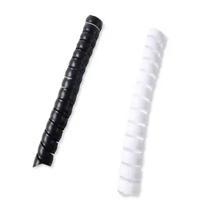 1 Pack Cat Scratch Protector, Spiral Furniture Leg Guard, Anti-Bite Wrap for Table & Chair Legs, Safe PE Material, 41cm, Black & White Options