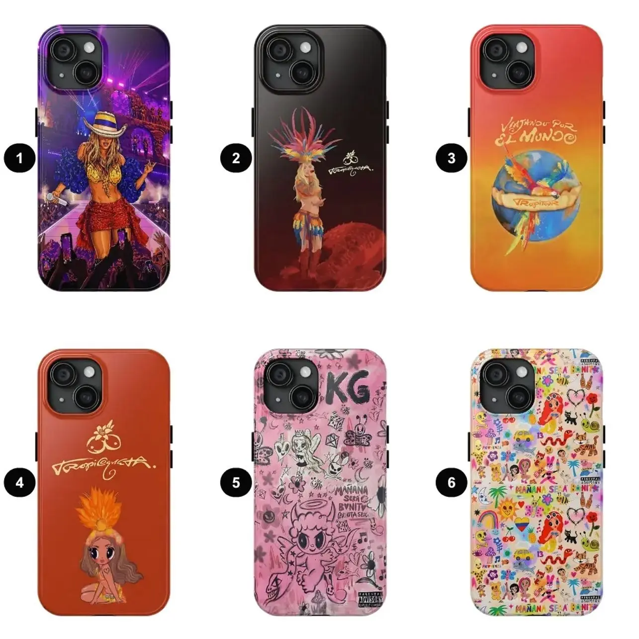 KG Phone Case, Tropitour Phone Case Featuring Compatible with iPhone X, 11, 12, 13, 14, 15, 16, 17 & Samsung
