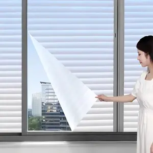 Privacy Window Film for Bathroom & Glass Windows, UV Protection, Anti-Glare, Heat Insulation, Removable & Reusable Design, Window Privacy Films