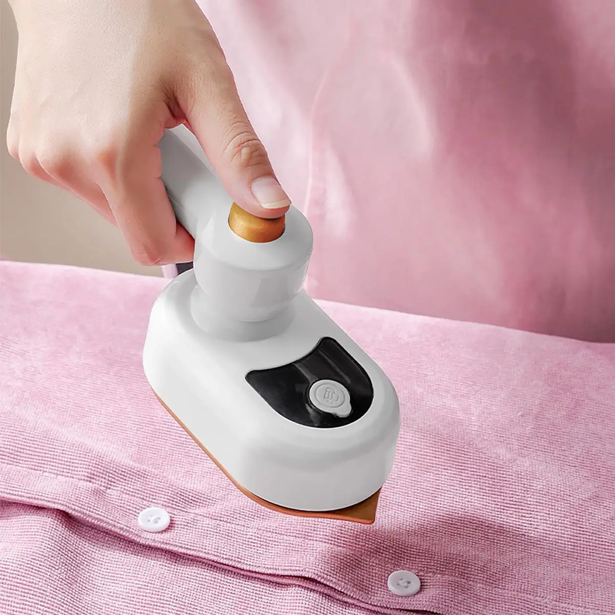 Mini Garment Steamer, 1 Count Dry & Wet Use Handheld Iron, Portable Travel Iron, Household Wired Small Electric Iron, Home Appliances