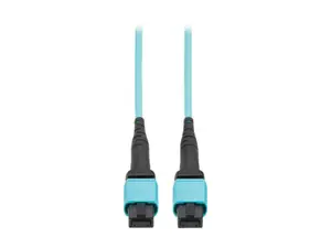 Tripp Lite N845A-02M-12TAA 100G Multimode 50-125 OM4 Fiber Optic Cable - 2m Length, Equipped with Connector