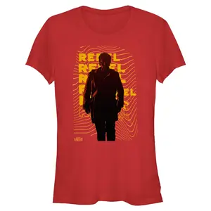 Juniors Womens Star Wars: Andor Cassian Rebel T Shirt