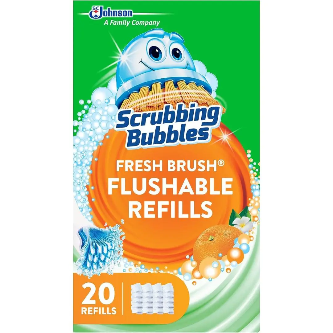 Scrubbing Bubbles Continuous Clean Toilet Drop Ins, Helps Prevent Limescale Buildup, 3 Count, Pack of 1