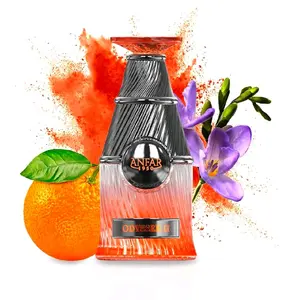 Anfar Odyssee II 1950, Pour Homme Extrait de Parfum, 3.4 OZ, bergamota, mandarina, naranja, pimienta rosa, para hombres, 3.4 fl oz