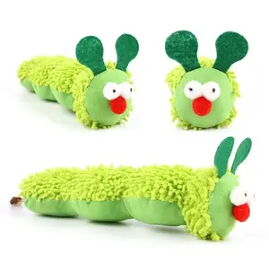 Catnip Caterpillar Cat Toy with Gall Fruit – Self-Entertainment Plush Worm, Durable Scratch & Bite Pillow for Indoor Cats