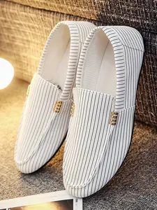 Men's Casual Slip-On Flat Loafers Size 39-44, Comfortable Lightweight Business & Leisure Shoes, Perfect for Outdoor Sports and Parties