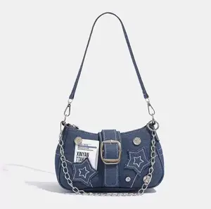Midnight Star Denim Bag
