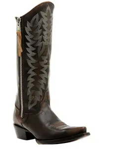 Idyllwind Women's Latigo Side Zip Distressed Tall Western Boot Snip Toe - Biwsp22p6