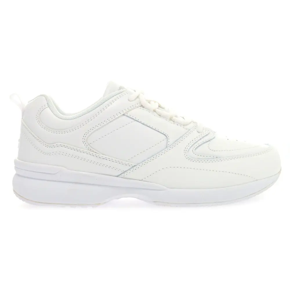 Propet Womens Lifewalker Sport Lace Up Sneakers Shoes Casual - White