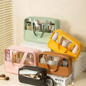 Translucent Waterproof Toiletry Bag – Travel Organizer for Men & Women