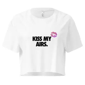 Women's Crop-Top Tee Kiss My Airs