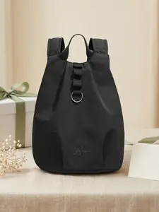 Lightweight Durable Nylon Backpack, 6 Color Options, Casual Plain Design, All-Season Use, Daily Commute & Leisure Sports Bag