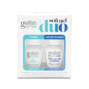 Gelish Soft Gel(TM) Duo – Includes Soft Gel(TM) Tip Primer & Adhesive for Long-Lasting, Natural-Looking Nails, Easy Application, and Strong Hold