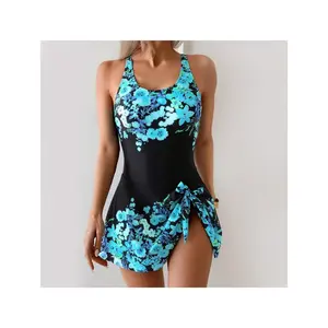 2026 New Women 1pc Swimsuit, Sexy Conservative Skirt Style, Tummy Control Bathing Suit for Vacation