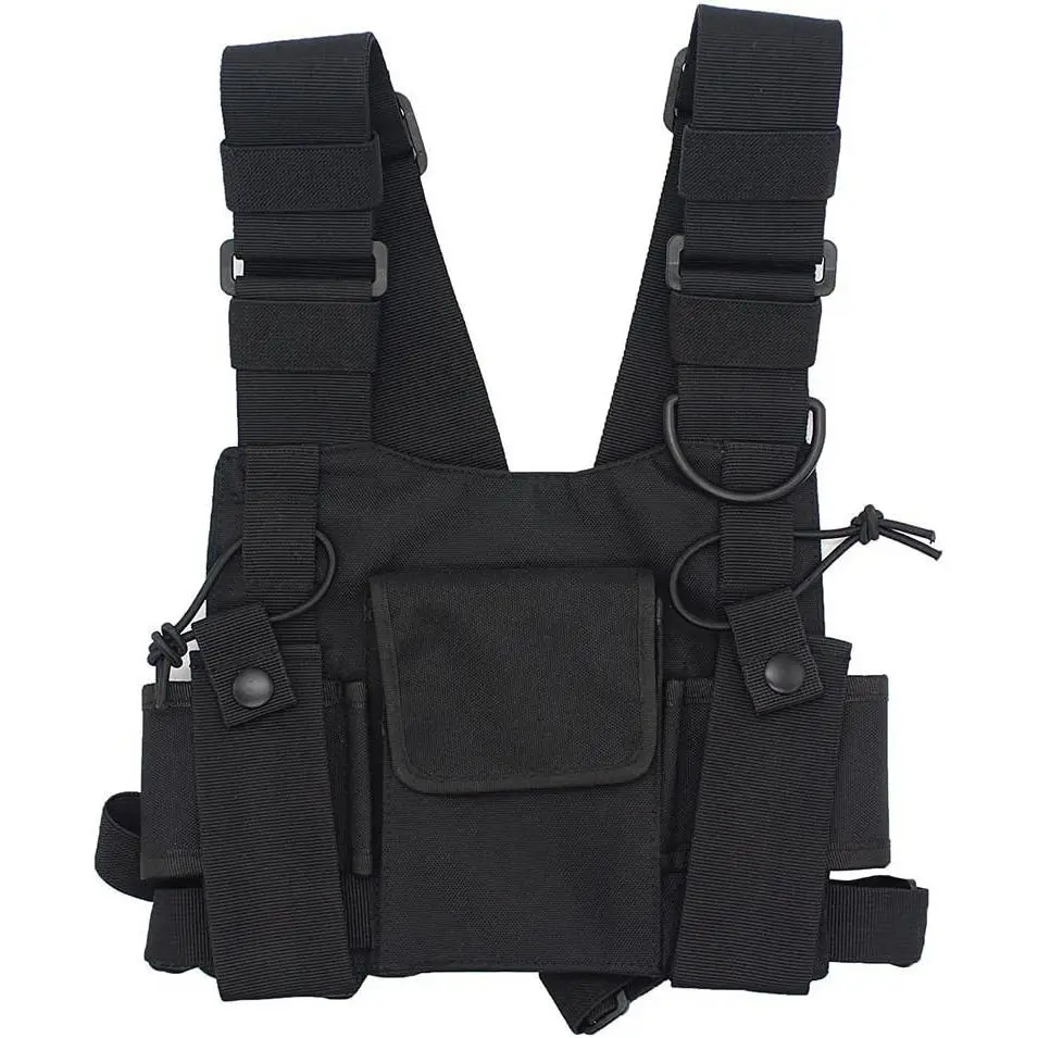 Radio Chest Harness Rig Bag Holster Vest for Two Way Radio - Rescue Essentials