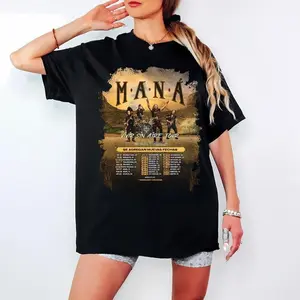 Mana Band Vivir Sin Aire Tour 2026 Fan Gifts Two Sides Classic T-Shirt