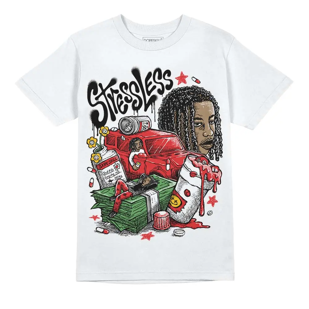DOPESKILL Graphic Tees Chicago 13s True Red Cherry Streetwear Unisex Cool T-Shirt Sneaker Colour Matching Stressless Graphic
