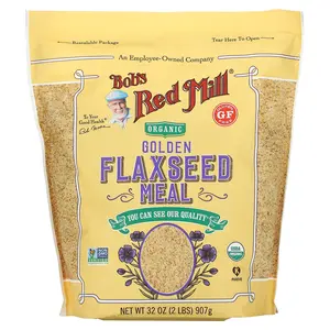 Bob's Red Mill Organic Golden Flaxseed Meal, 32 oz (907 g)