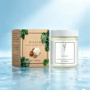Magnesium Body Butter 114g – OASIS Rich Moisturizing Cream – Soothes & Softens Dry Skin – Nighttime Body Care