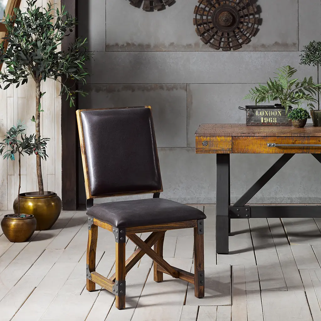 Upholstered Dining Chair with Sturdy Frame, Modern Accent Seating for Kitchen, Living Room, Home Office, and Restaurant Use – Single Chair