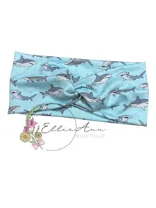 DBP Twist Headband Sharks