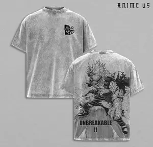 Kirishima Eijiro - Red Riot - Quirk : Hardening x My Hero Academia Anime Manga Oversize Streetwear, Japanese Comic Shirt, Unisex Cotton Top Gift for Anime Fans