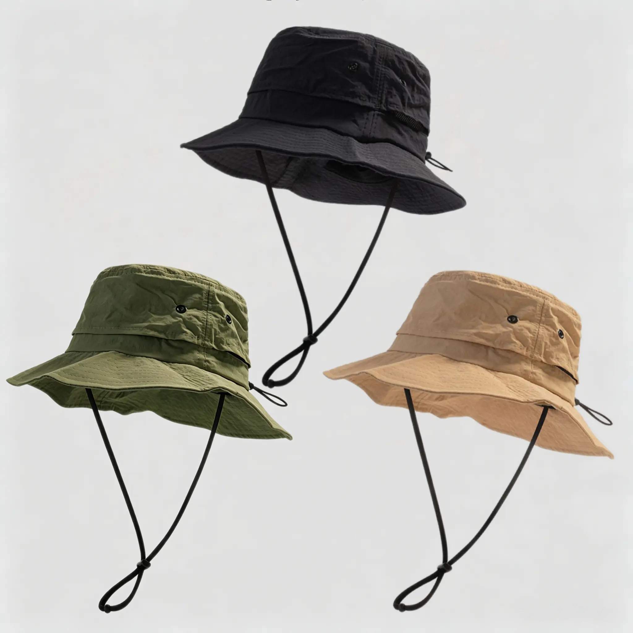 Unisex Quick-Dry Waterproof Bucket Hat - Solar Fishing, Sunshade Style with Storage Pocket, Breathable UV Protection for Summer Outdoor Activities, Solar Fishing Hat, Sunshade Hat