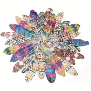 52 pieces/unique DIY simulation handmade feathers, suitable for hats, flower arrangement, Halloween decoration, wedding center decoration, vase filling