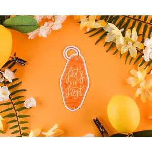 Motel Keychain Sticker