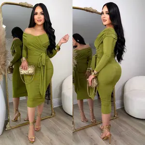 Anette Dress (Moss Green)