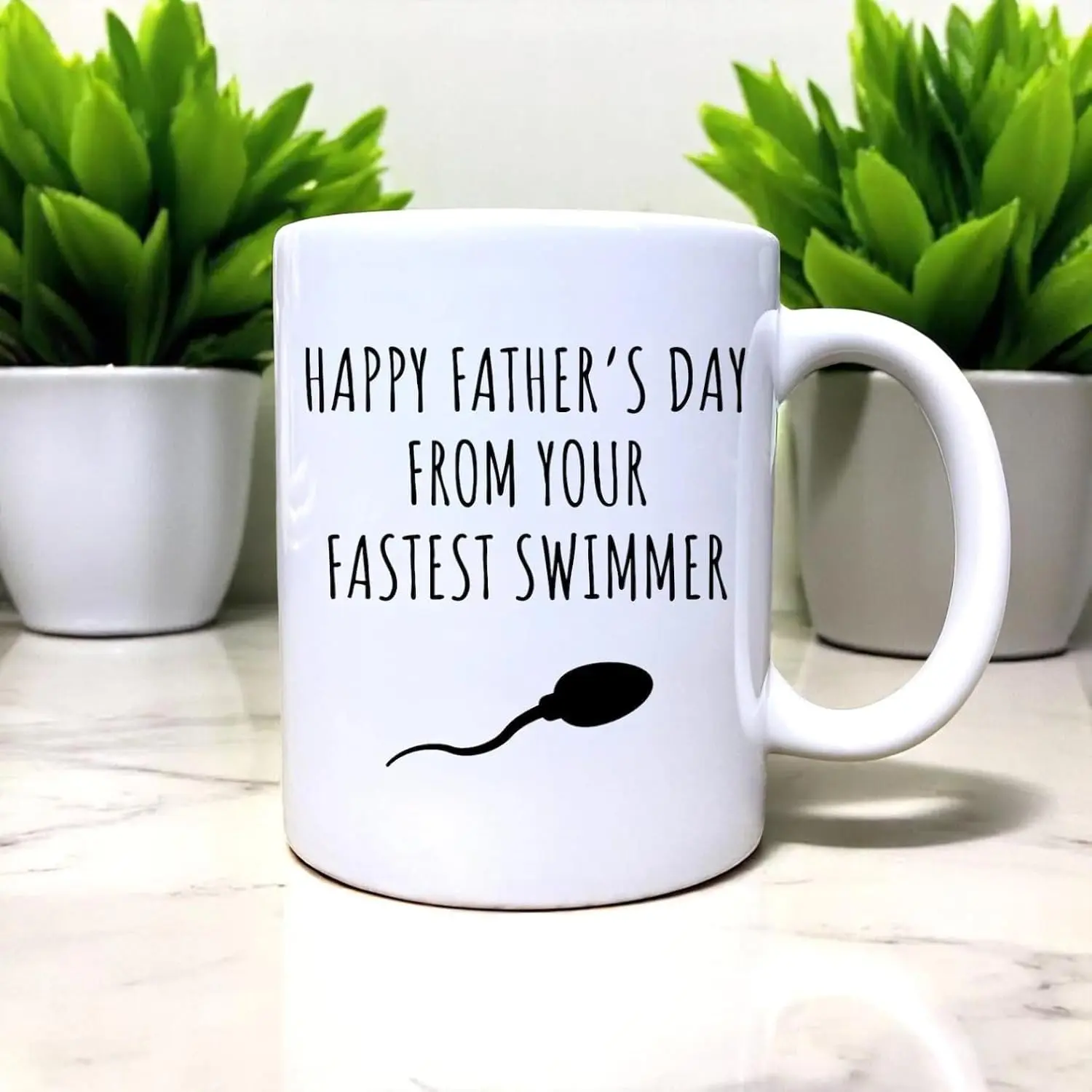 Funny Happy Fathers Day Dad Mug, Funny Dad Fathers Day Gift, Fathers Day Coffee Mug, From Daughter, Funny Dad Father's Day Gift from Son
