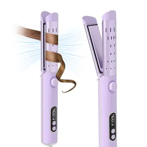 2 in 1 Airflow Curling Iron and Straightener 1.25 Inch Purple