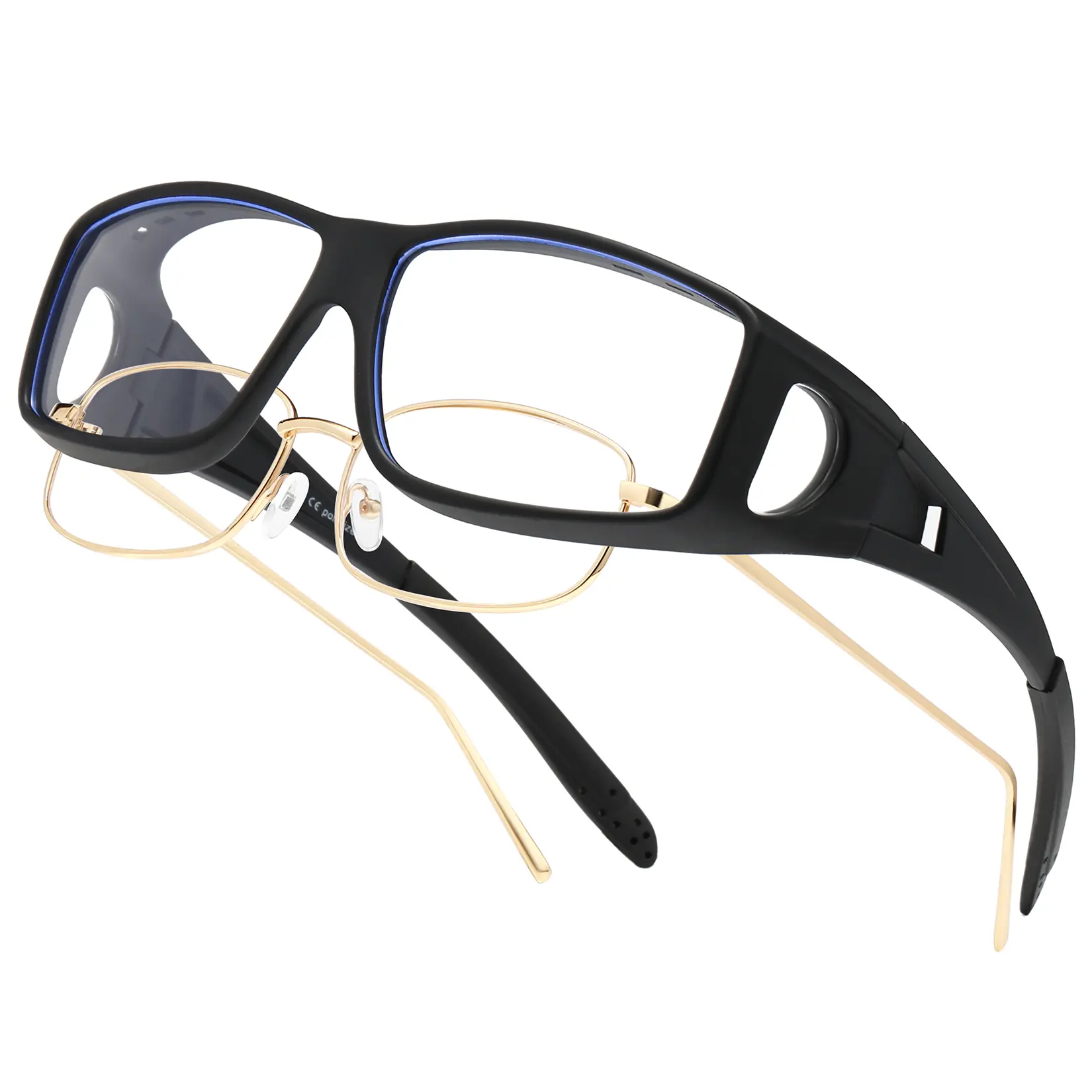 Fit Over Glasses Blue Light Blocking and Night Vision 