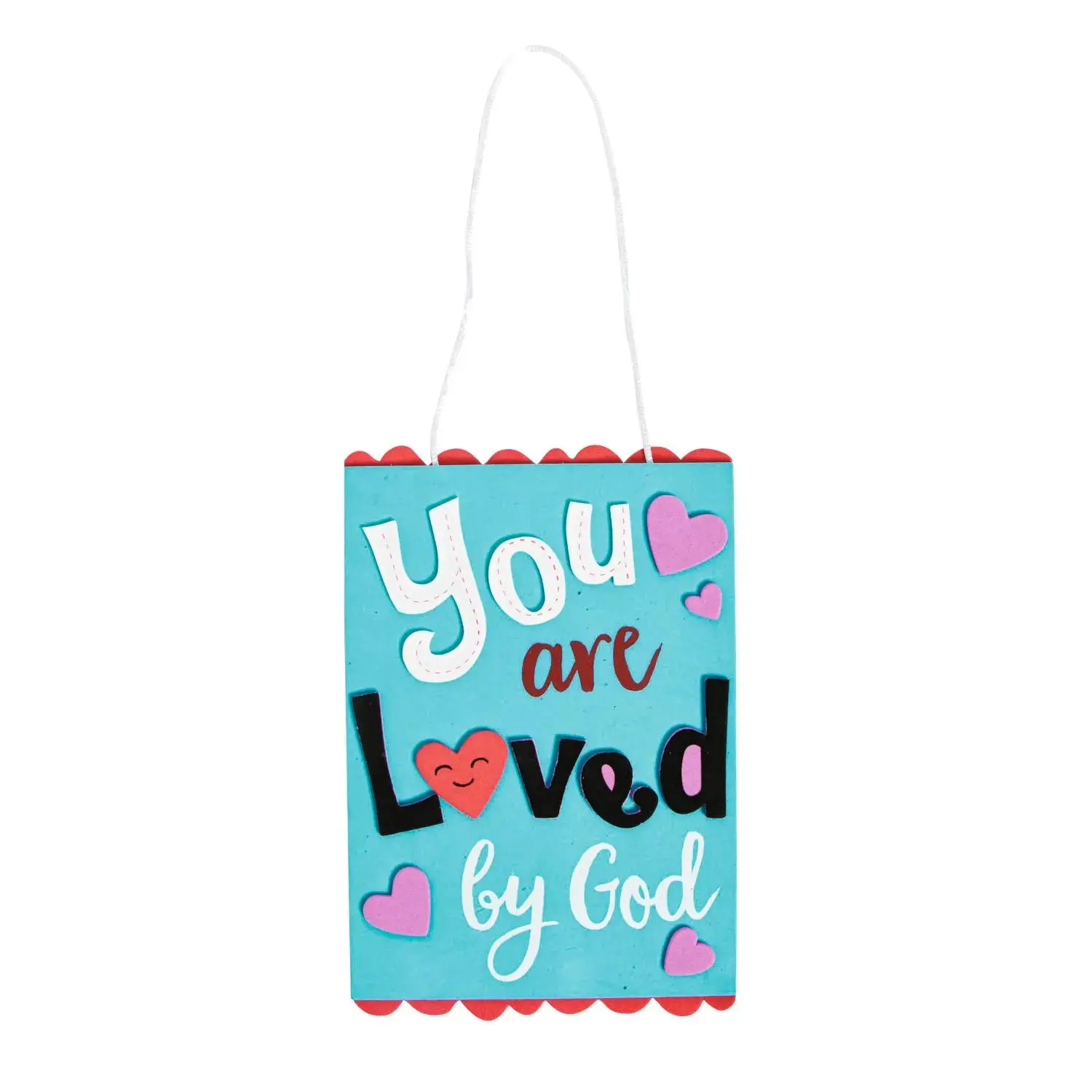 You Are Loved By God Sign Craft Kit- Makes 12