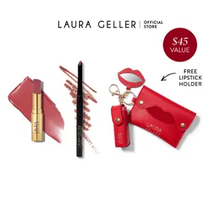 Love Your Lips Duo Lipstick & Liner - Jelly Balm Hydrating Lipstick and Waterproof Lip Liner